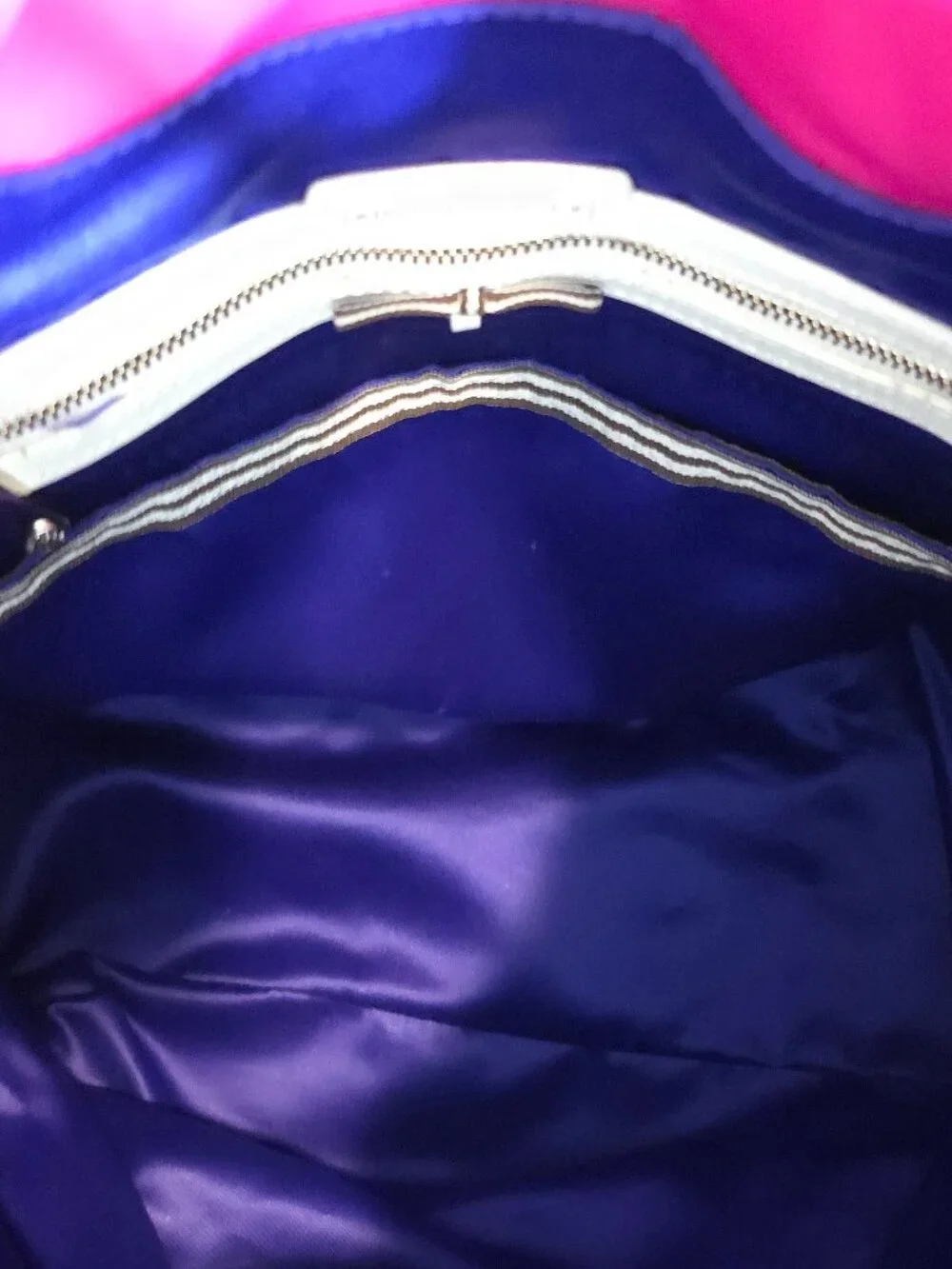 henri bendel Hot Pink Nylon & Leather Tote Backpack